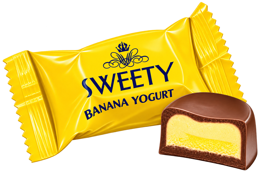''Sweety bananlı yoqurt''