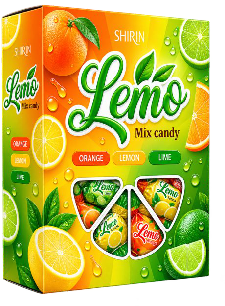 LEMO konfetləri qutu