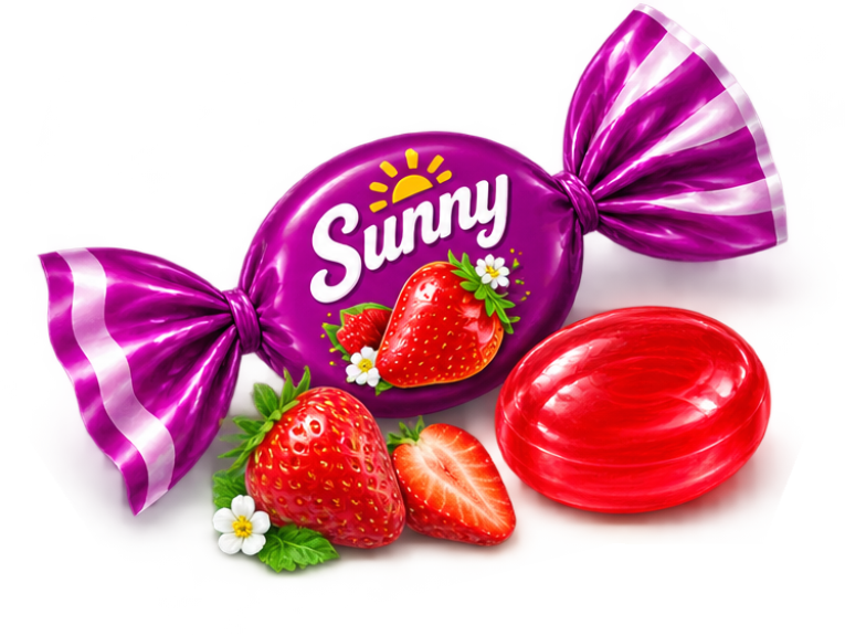 Sunny karamel çiyələk